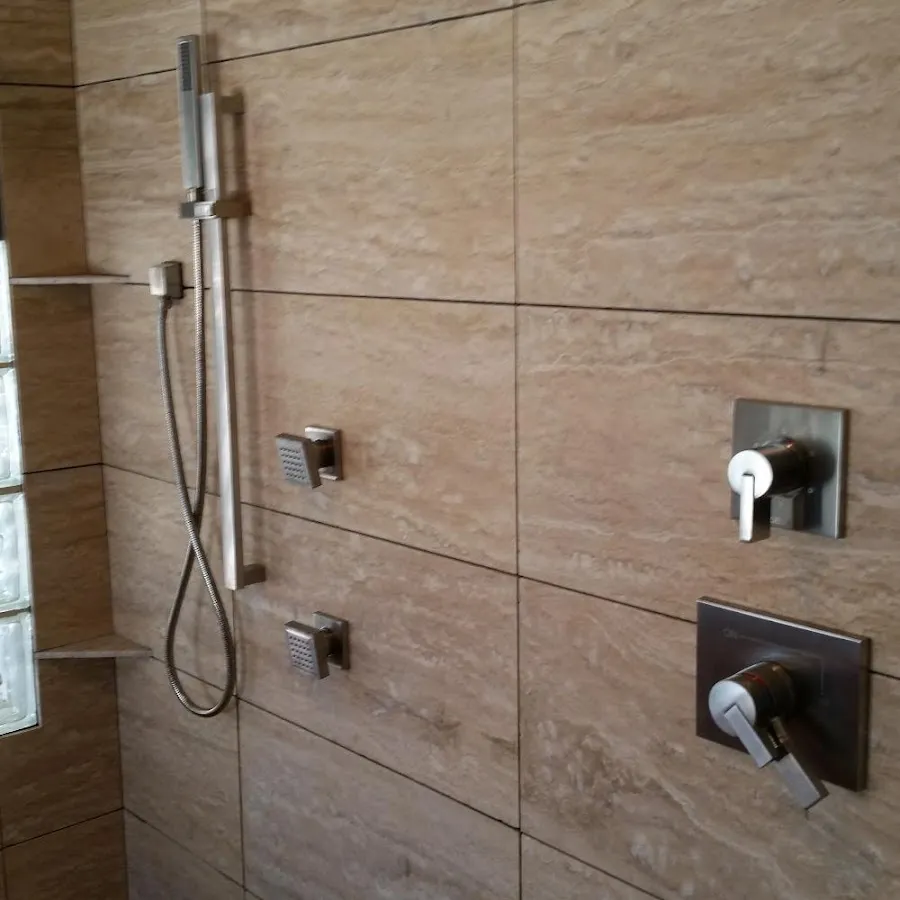 Shower fixture installation for Water Heater Replacement in Blakely